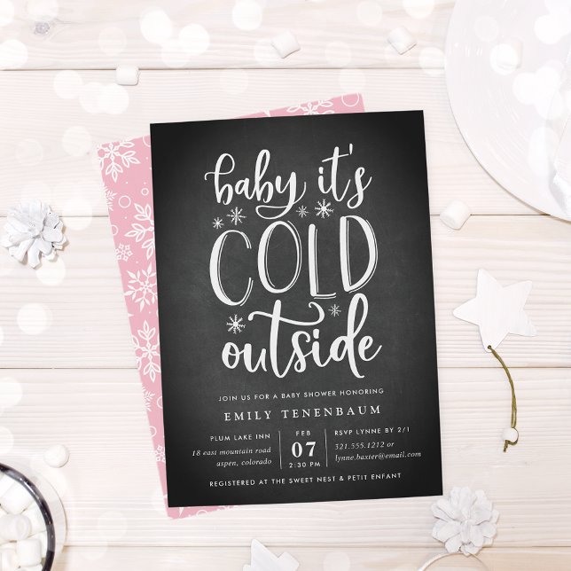 Baby It's Cold Outside | Baby Shower Invitation (Creator Uploaded)