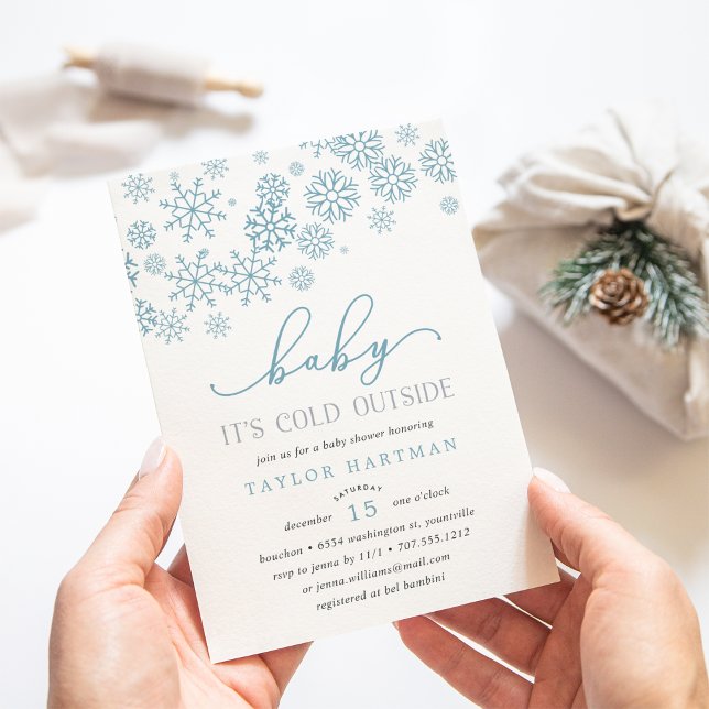 Baby It's Cold Outside | Baby Shower Invitation (Creator Uploaded)
