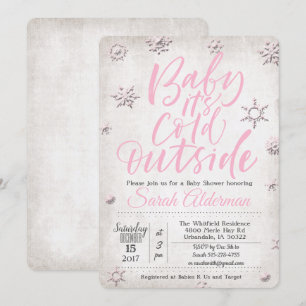 Baby its Cold Outside Baby Shower Invitation