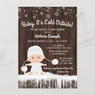 Baby its Cold Outside Baby Shower Invitation