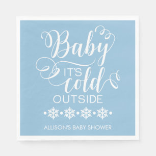 Baby It's Cold Outside Baby Shower Napkin