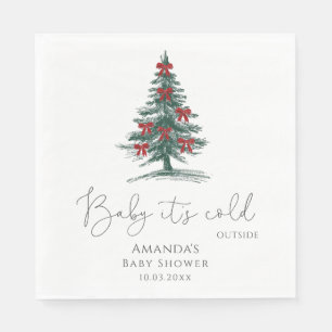 Baby It's Cold Outside Baby Shower Napkin
