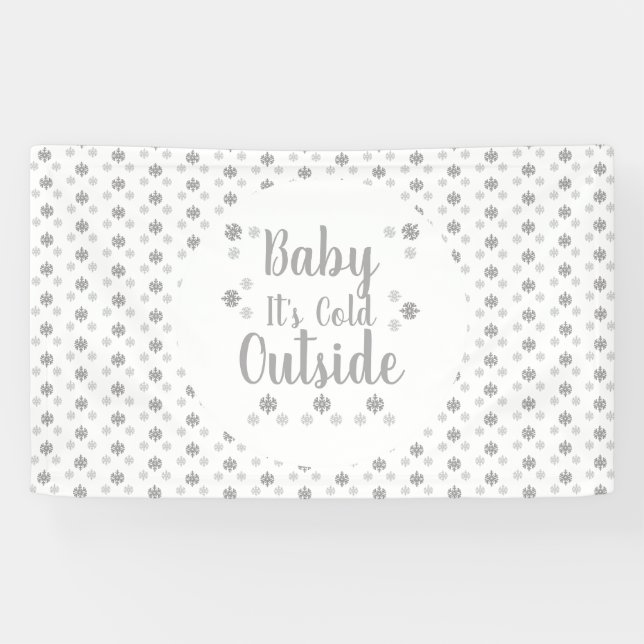 Baby It's Cold Outside Banner (Horizontal)