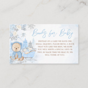 Baby Its Cold Outside Blue Bear Books for Baby Enclosure Card