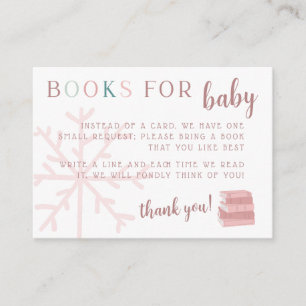 Baby it's Cold Outside Books for Baby Enclosure Card