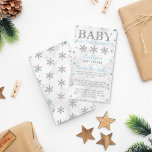 Baby It's Cold Outside Boys Winter Baby Shower Enclosure Card<br><div class="desc">These books for baby request cards are perfect for anyone having a baby shower this Christmas. Simply include these cards when you send out your matching baby shower invitations, your guests can then bring a book instead of a card along to the baby shower so you can build a library...</div>
