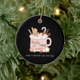 Baby It's Cold Outside Ceramic Tree Decoration