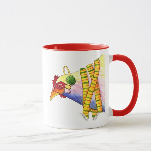 Baby it's Cold Outside Chicken Mug (Right)