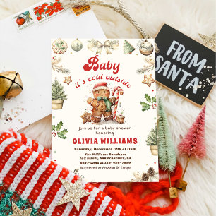 Baby It's Cold Outside Christmas Baby Shower Invitation