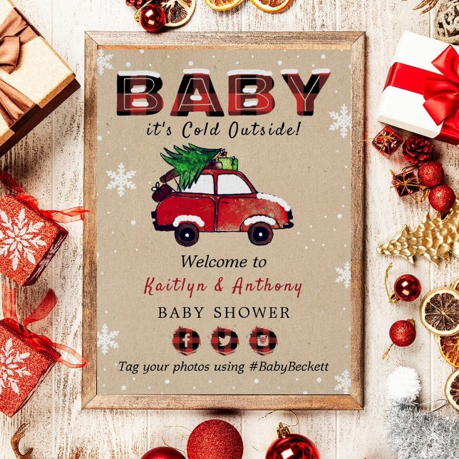 Baby It's Cold Outside | Christmas Baby Shower Poster (Creator Uploaded)