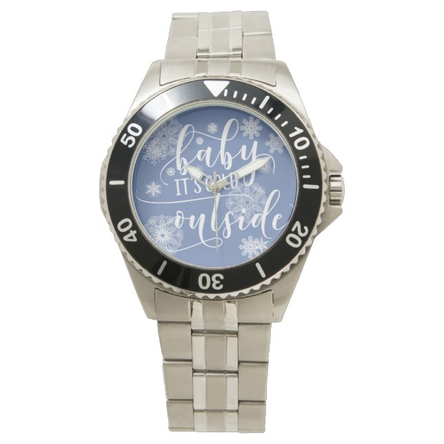 Baby it's Cold Outside Christmas Watch (Front)