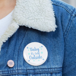 Baby It's Cold Outside Classic Round Sticker