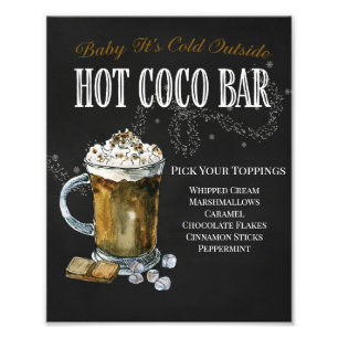 Baby it's Cold Outside Coco Bar Sign