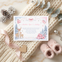 Baby Its Cold Outside Deer Woodland Baby Shower