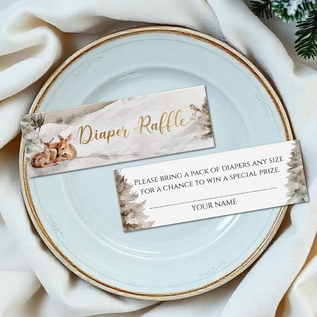 Baby it's cold outside Diaper Raffle Baby Shower  (Creator Uploaded)