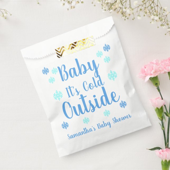 Baby It's Cold Outside Favour Bags (Sealed)