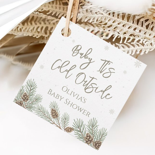 Baby It's Cold Outside Favour Tags (Creator Uploaded)