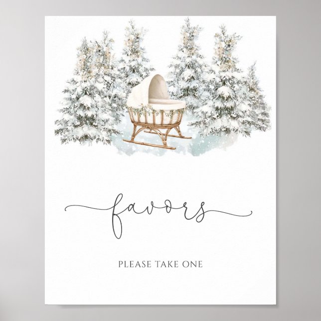 Baby It's Cold Outside favours Poster (Front)