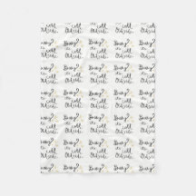 Baby its cold outside fleece blanket