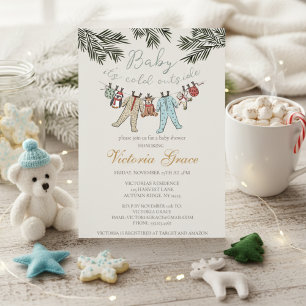Baby It's Cold Outside Gender Neutral Baby Shower Invitation