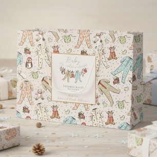 Baby It's Cold Outside Gender Neutral Baby Shower Large Gift Bag