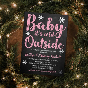 Baby It's Cold Outside Girls Winter Baby Shower