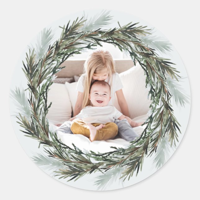 Baby it's cold outside holiday stickers (Front)