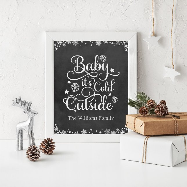 Baby It's Cold Outside | Holiday Wall Poster (Creator Uploaded)