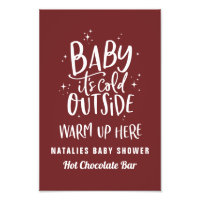 Baby its cold outside hot chocolate bar