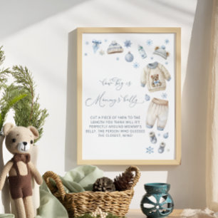 Baby Its Cold Outside How Big is Mummy's Belly Poster