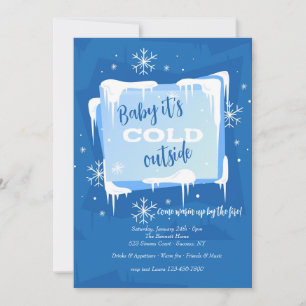 Baby It's Cold Outside  Invitation