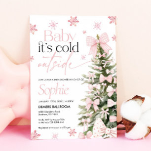 Baby it's Cold Outside Invitation, Baby Shower Invitation
