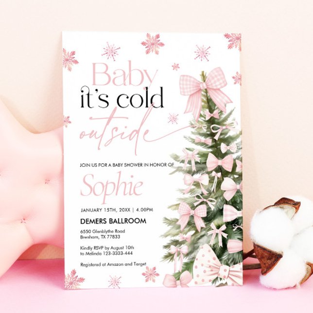 Baby it's Cold Outside Invitation, Baby Shower Invitation (Creator Uploaded)