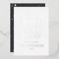 Baby its cold outside modern minimal Christmas 