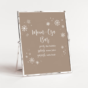 Baby It's Cold Outside Mom Osa Bar Poster