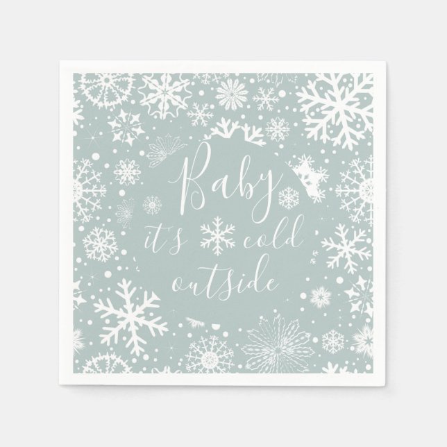 Baby It's Cold Outside Napkins  (Front)