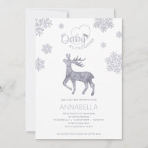 Baby it's Cold Outside Nordic Reindeer Baby Shower