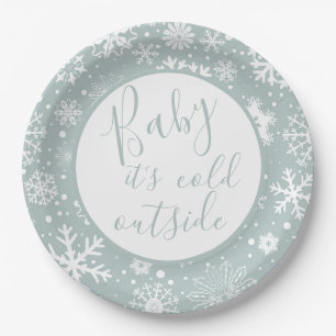 Baby It's Cold Outside Paper Plates