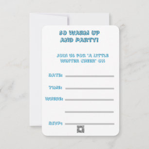 Baby It's Cold Outside! Party Supplies Invitation