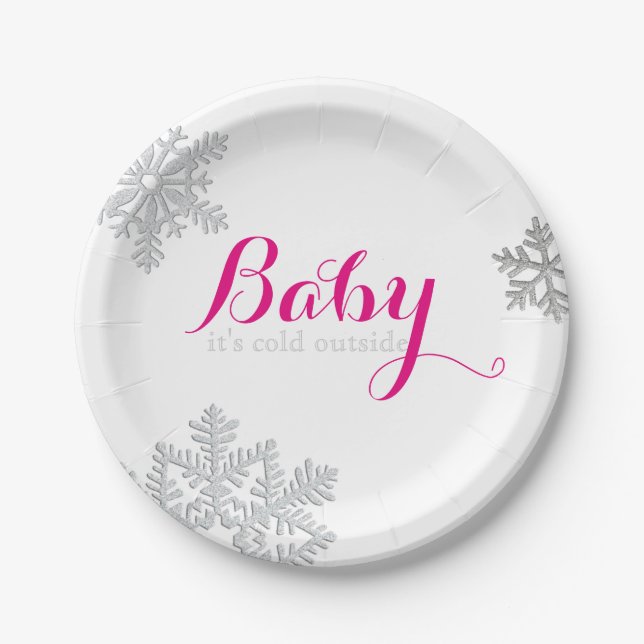 Baby It's Cold Outside Plates (Front)