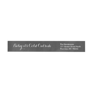 Baby it's Cold Outside Return Address Labels