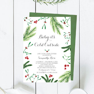 Baby It's Cold Outside Shower Invitation
