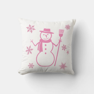 Baby it's Cold Outside Snowman Pillow