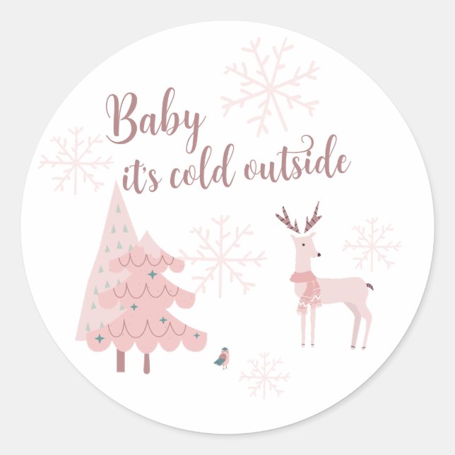 Baby It's Cold Outside Sticker (Front)