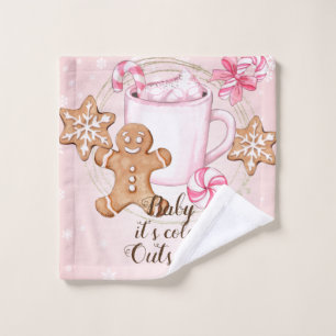 Baby its cold outside washcloth wash cloth