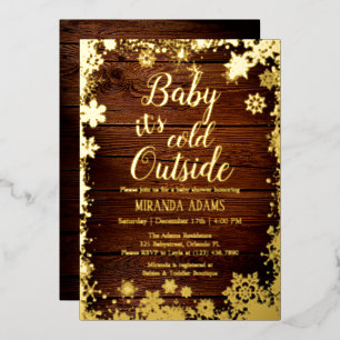 Baby it's cold outside Winter Baby Shower