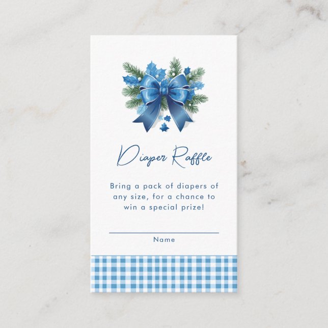 Baby It's Cold Outside Winter Baby Shower Enclosur Enclosure Card (Front)