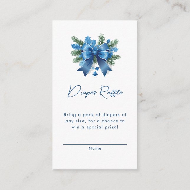 Baby It's Cold Outside Winter Baby Shower Enclosur Enclosure Card (Front)