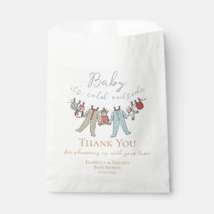 Baby Its Cold Outside Winter Baby Shower Favour Bags