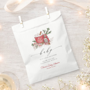 Baby Its Cold Outside Winter Baby Shower Favour Bags